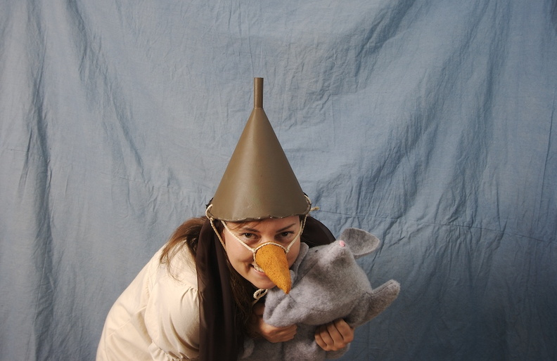The rodent became the hit of the party. abj.jpg