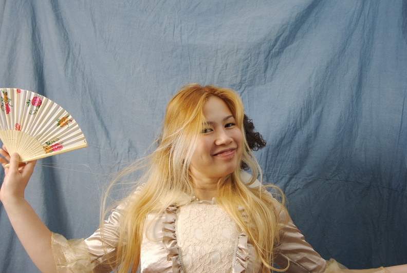 Vy looks pretty happy about what is happening behind her. acm.jpg