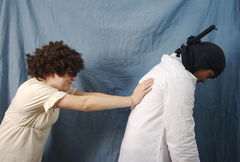 Sometimes a lazy ninja just needs a good push-start. adg.jpg