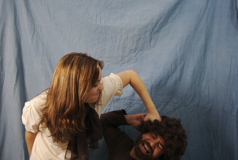 Jen: ...I'm not right handed! {FRO PUNCH!} adp.jpg
