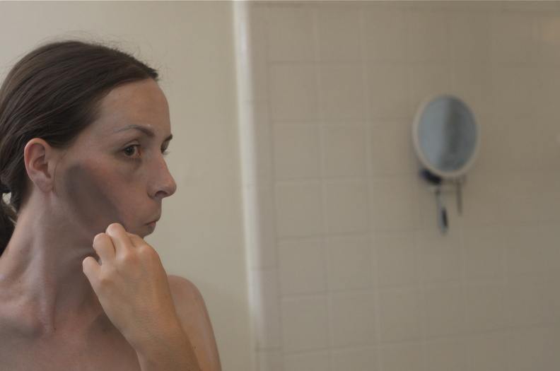 Sarah: You're sure smearing charcoal and car grease on my face is more realistic than just makeup? halloween0901.jpg