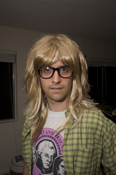 Garth loves the classics. And is startled by bright lights, hair clippers, and mentioning his virginity. halloween0918.jpg