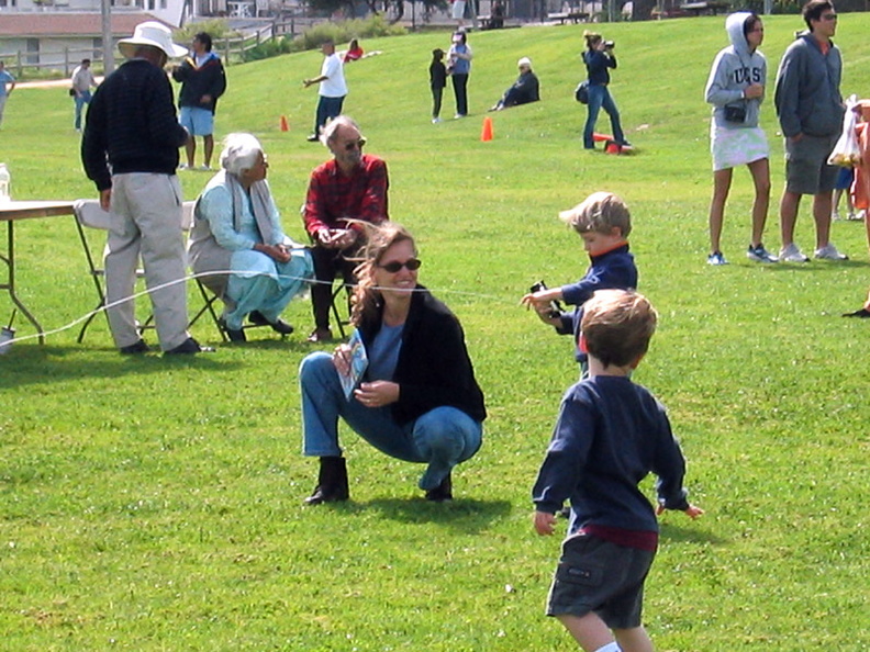 Mother: That's great Sam!
(internal) That kite line is as limp as their father. aas.jpg