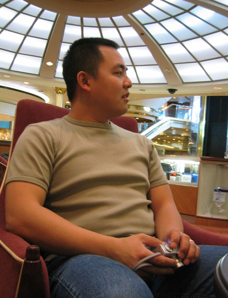 Andy was transfixed by the cruise ship crew's demonstration of how not to smuggle goods out of Mexico in your orifices. 11_G.jpg