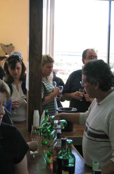 Early in the wine-tasting tour; before we did away with the formality of glasses. 41_G.jpg