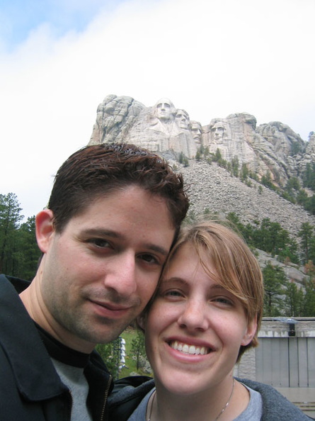 Lest anyone doubt his claim to having seen four giant heads carved into a mountain, Sean records his proof. 106_G.jpg