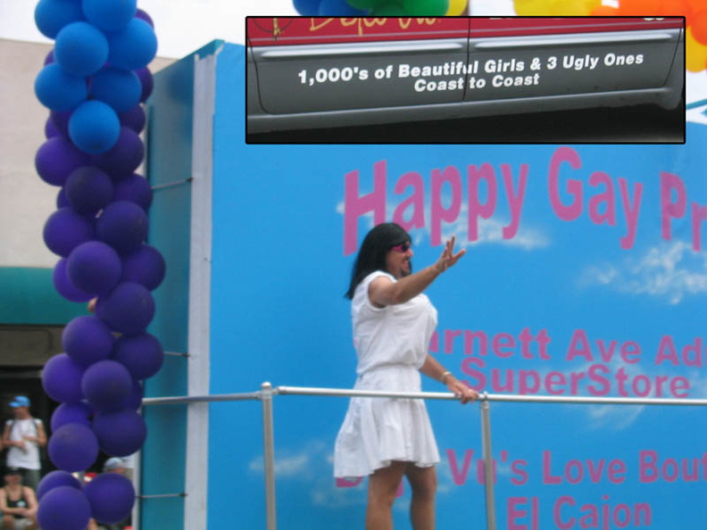 That was written on the van that was pulling this float. acs.jpg